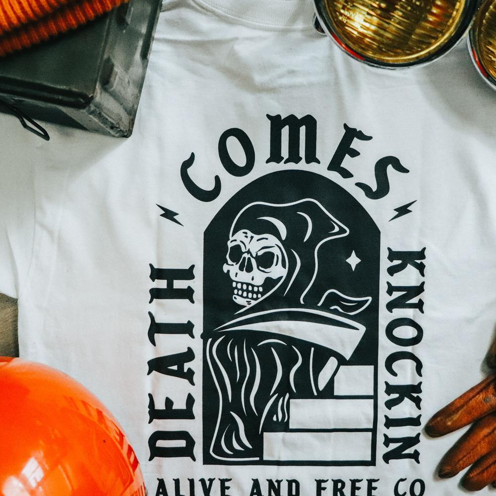 "Death Comes Knockin" Tee - A&fco