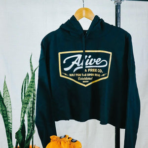 "Billet" Cropped Hoodie - A&fco