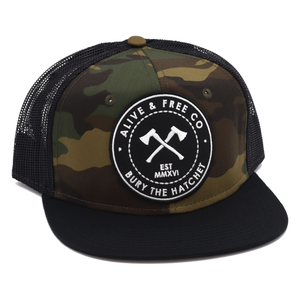 "BTH" Camo Trucker Snapback - A&fco