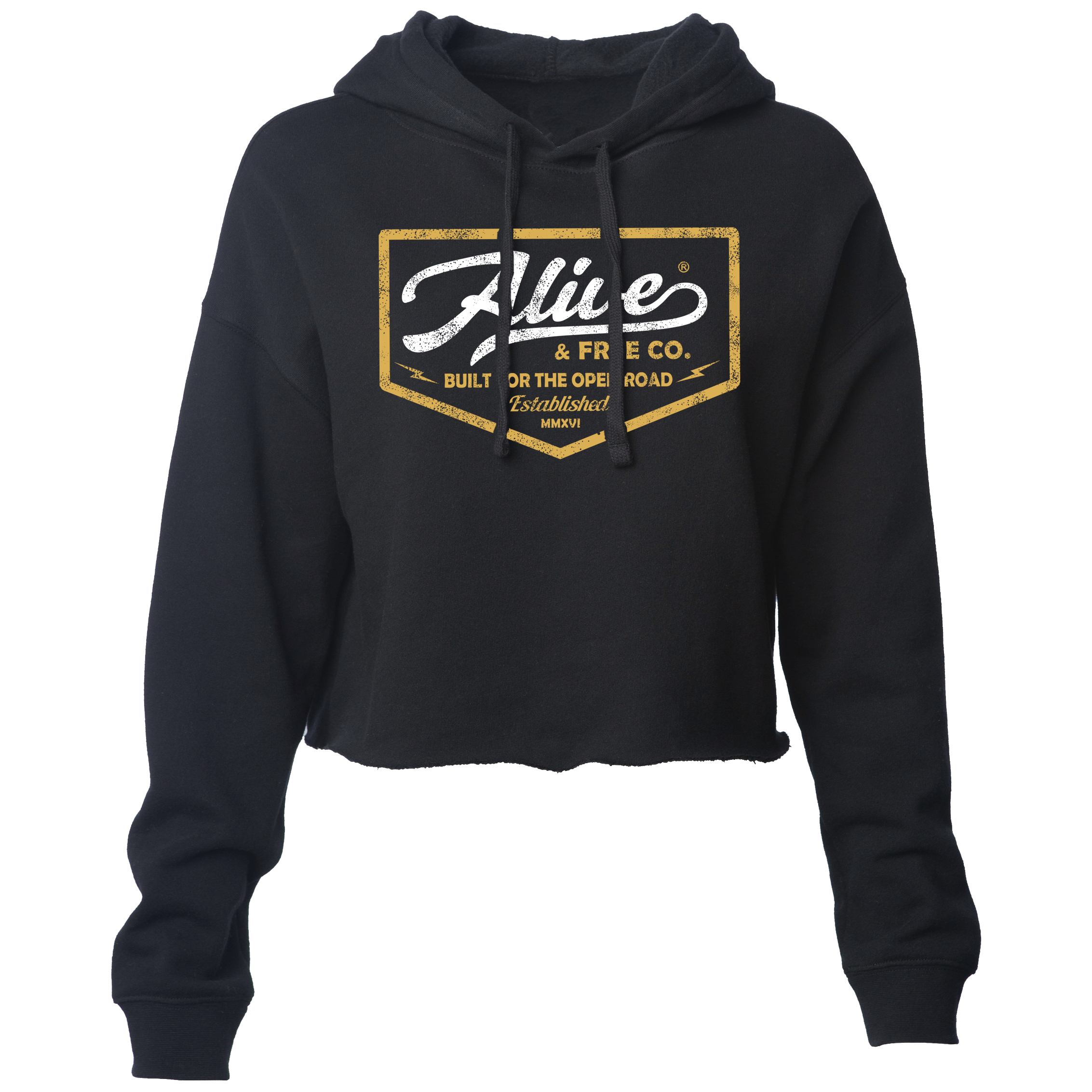 "Billet" Cropped Hoodie - A&fco