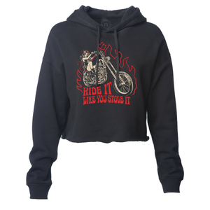 "She Devil" Crop Hoodie - A&fco